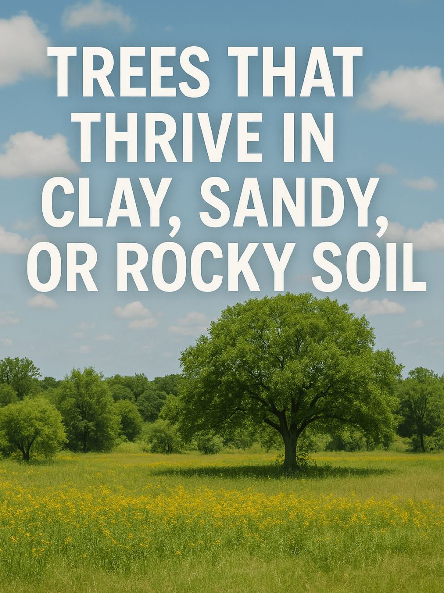 🌳Trees That Thrive in Clay, Sandy, or Rocky&nbsp;Soil