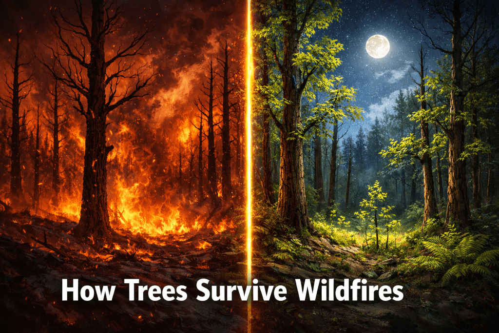 How Trees Survive (and Recover From) Wildfires